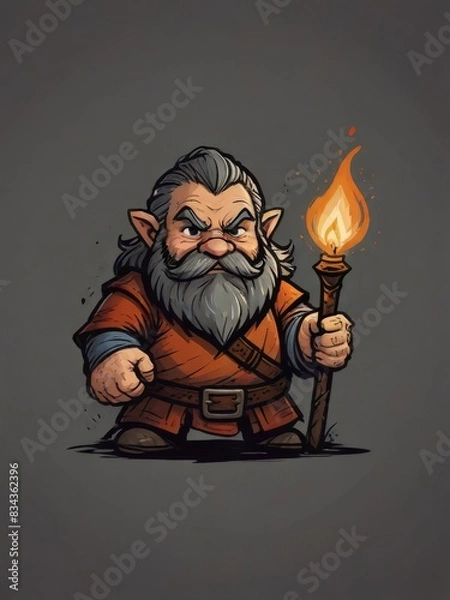 Obraz avatar of video game character in dungeon