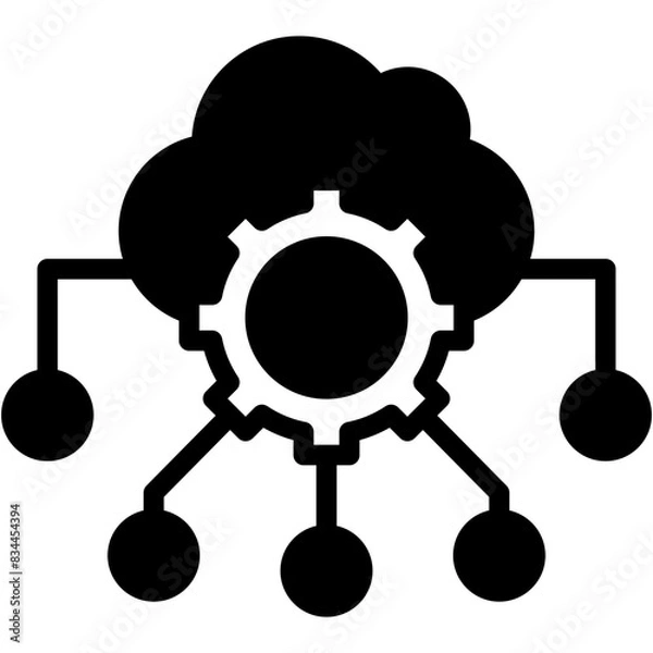 Fototapeta Cloud Computing Icon