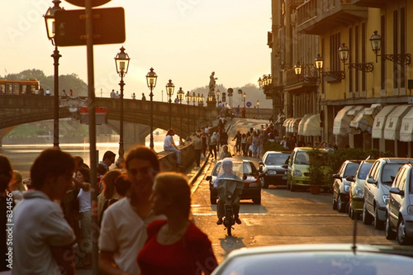 Obraz pisa street scene