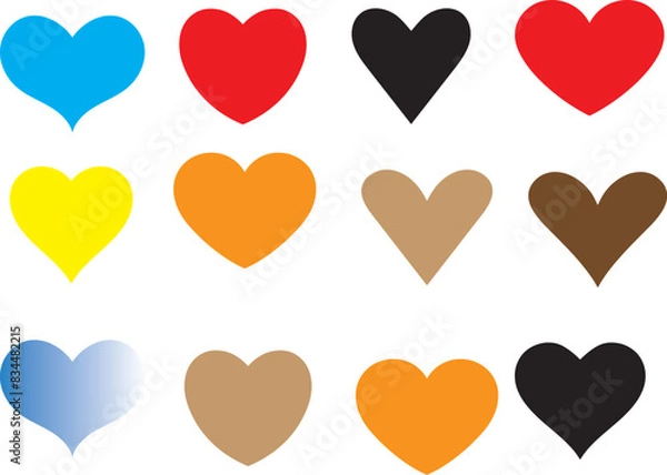 Fototapeta pattern with hearts