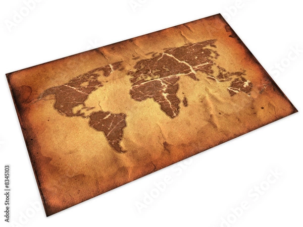 Fototapeta Vintage map