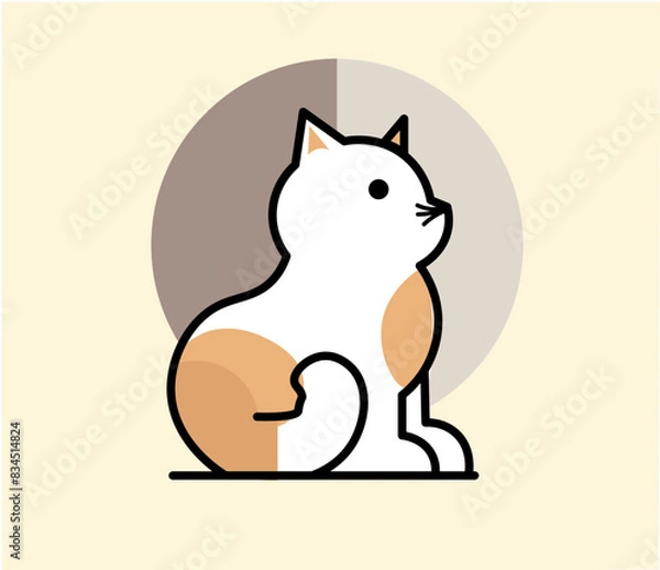 Obraz Cute orange warm toned cat