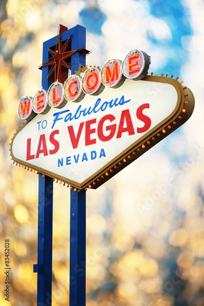 Obraz Witamy w znaku Fabulous Las Vegas Nevada