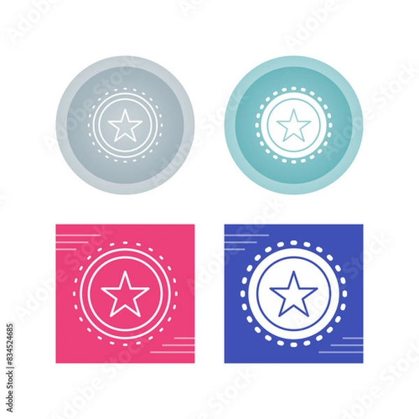 Obraz Sticker Vector Icon