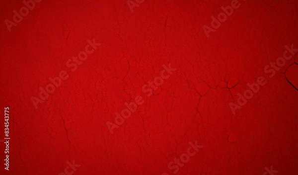 Obraz 赤黒の背景のグラデーション。デザイン、レイアウト用の赤いテクスチャ背景の壁紙。空の空白のグランジの赤い背景。クリスマス、新年、バレンタインデーのモックアップ。ヴィンテージ紙	