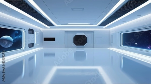 Obraz interior of a modern building