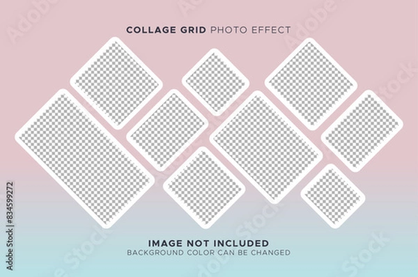 Fototapeta Collage grid photo effect