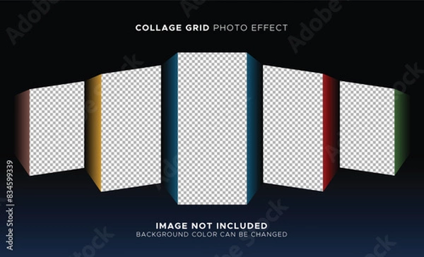 Fototapeta Collage grid photo effect