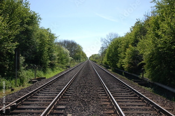 Obraz Bahngleise