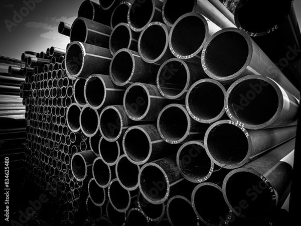 Fototapeta plastic pipes