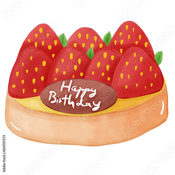 Obraz Strawberry tart