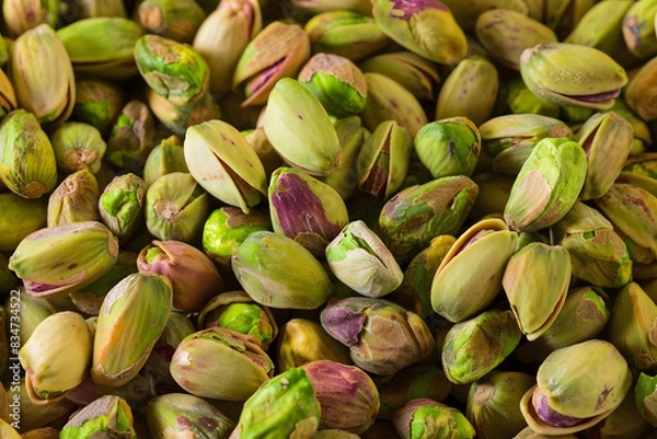 Obraz national pistachio day celebration with pistachio tastings and recipes. generative ai