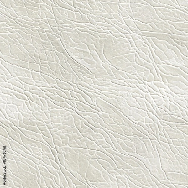 Fototapeta flat surface white fine leather imitation seamless repeating pattern texture
