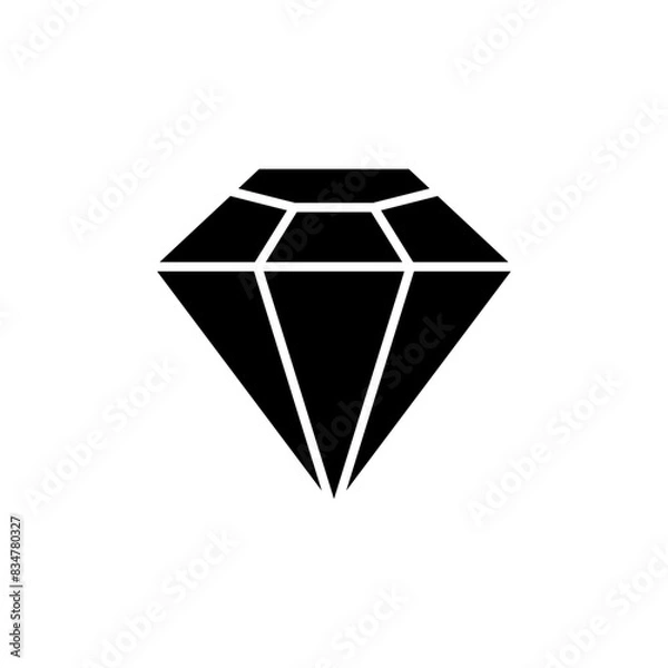 Fototapeta Diamond icon vector design templates simple and modern concept