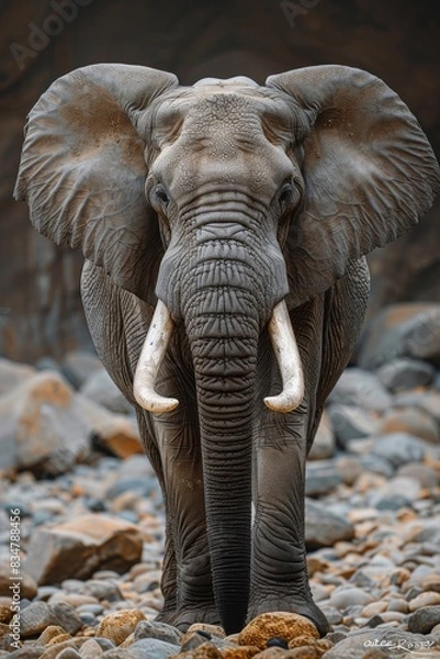 Obraz full length elephant