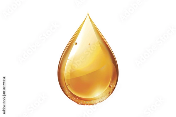 Obraz a gold drop of oil
