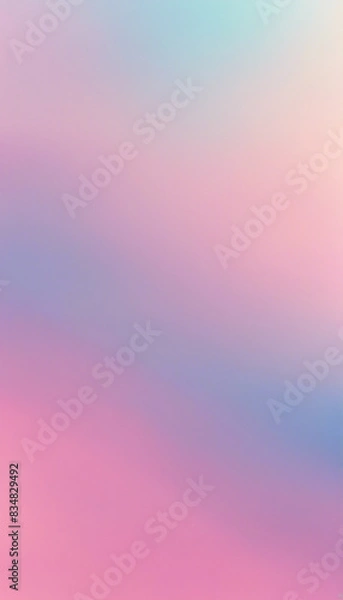 Fototapeta Simple blue pink gradient pastel Abstract blurred color gradient background