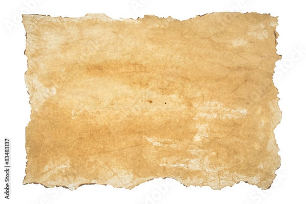 Obraz texture old, burnt paper