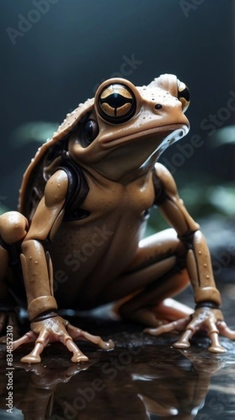 Fototapeta “Sentinel of the Future: Bipedal Combat Android”