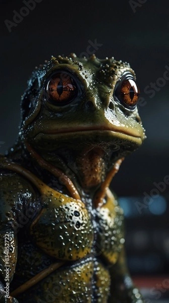 Fototapeta “Sentinel of the Future: Bipedal Combat Android”