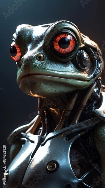 Fototapeta “Sentinel of the Future: Bipedal Combat Android”