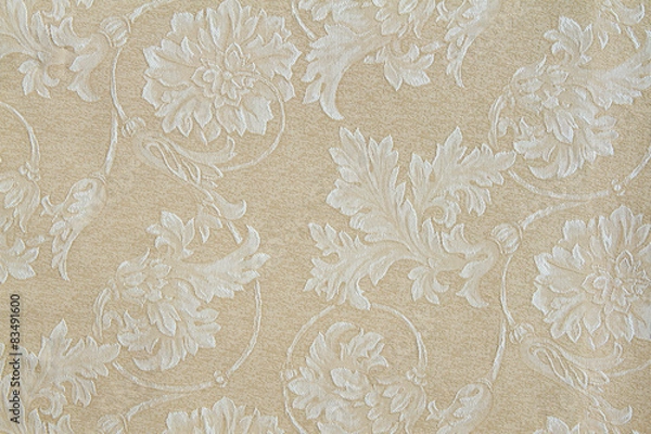 Obraz Fabric pattern with floral ornament