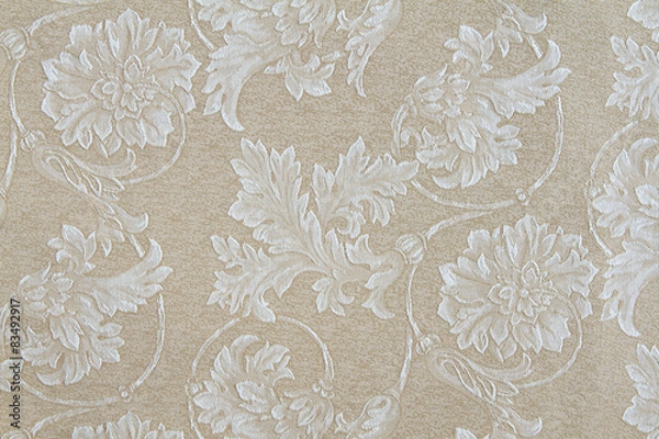 Obraz Fabric pattern with floral ornament