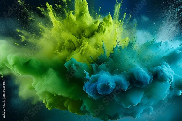 Obraz Explosion de poudre