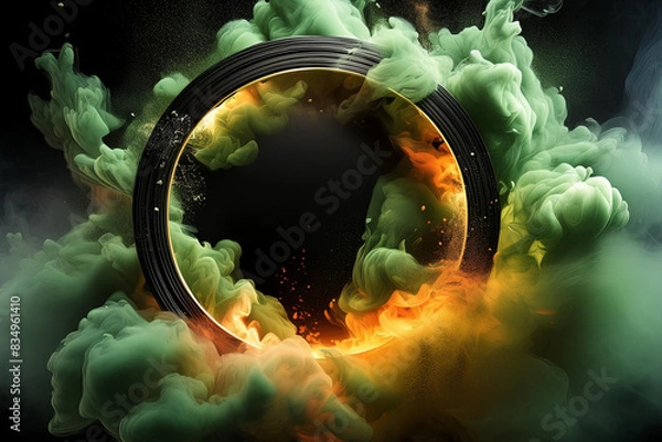 Obraz Fumée colorée