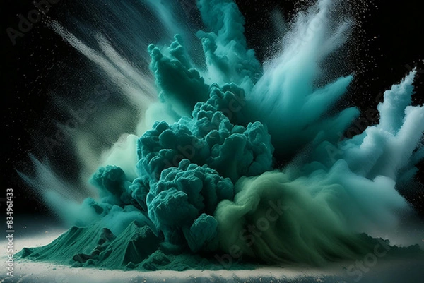 Obraz Explosion de poudre