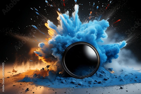 Obraz Explosion de poudre