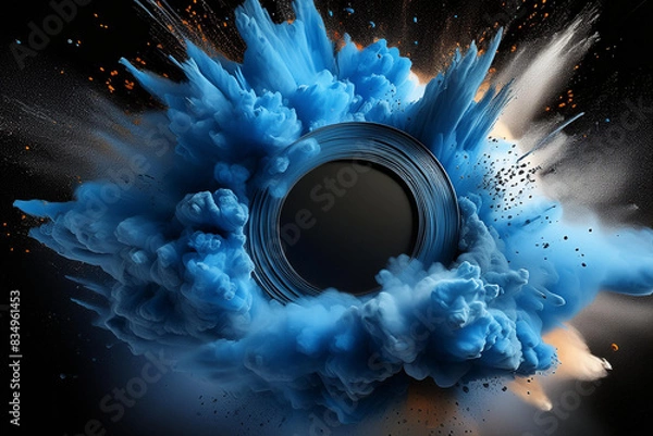 Obraz Explosion de poudre