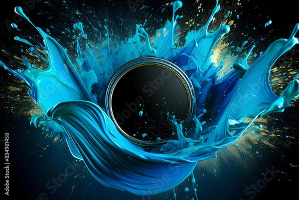 Obraz Projection de liquide