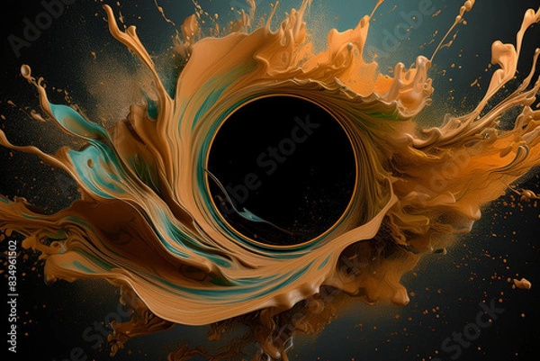 Obraz Projection de liquide