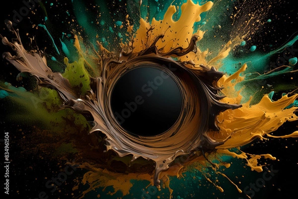 Obraz Projection de liquide