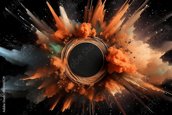 Obraz Explosion de poudre