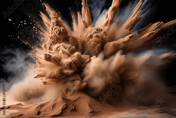 Obraz Explosion de poudre