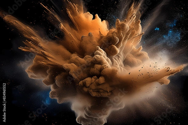 Obraz Explosion de poudre