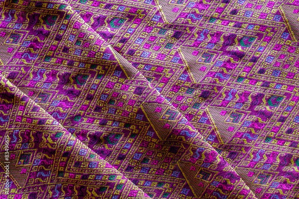 Obraz Asia silk fabric pattern background