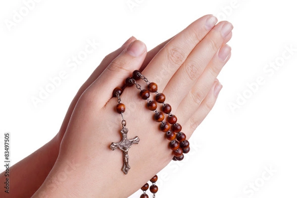 Obraz Praying with Rosary