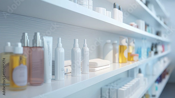 Obraz 美容サロンの棚