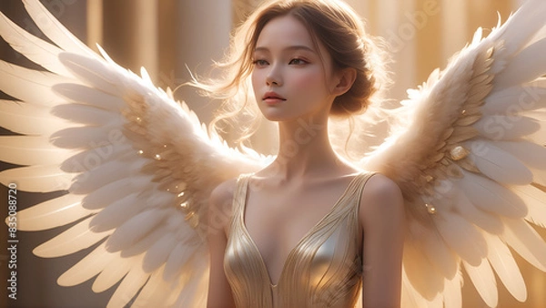 Obraz angel with wings