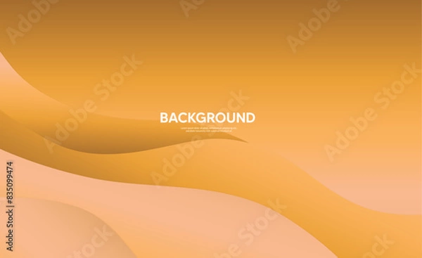 Fototapeta Abstract orange wave background