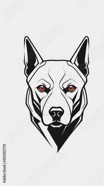 Fototapeta “Steel Fangs: The Robotic Protector”