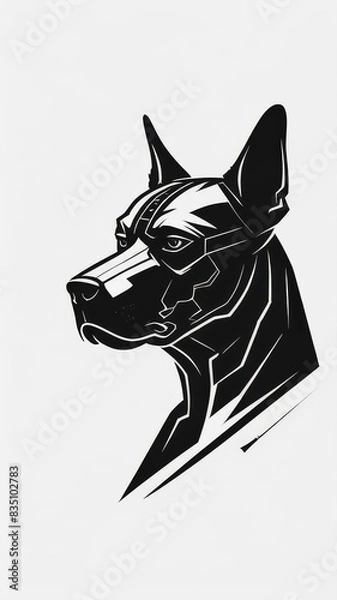 Fototapeta “Steel Fangs: The Robotic Protector”