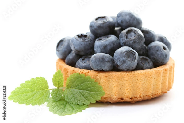 Fototapeta blueberry pie