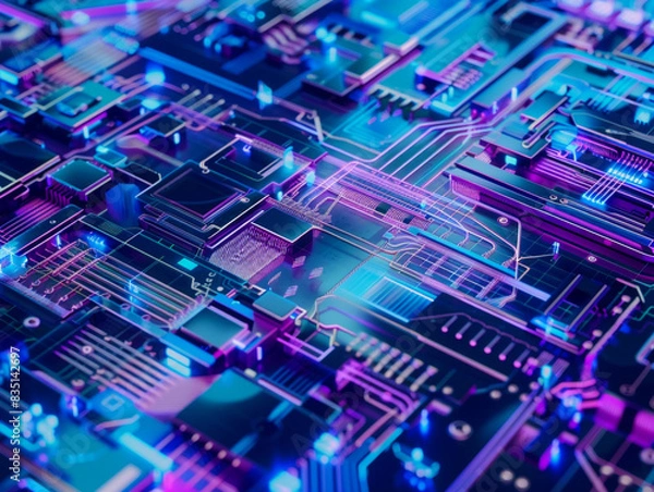 Fototapeta technology background image