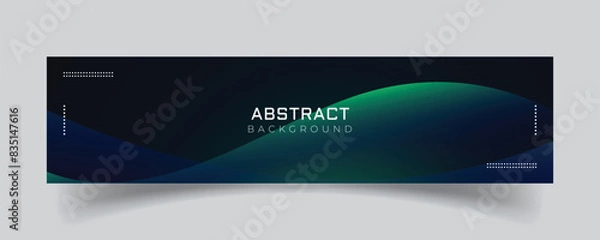 Obraz Linkedin banner abstract shiny background