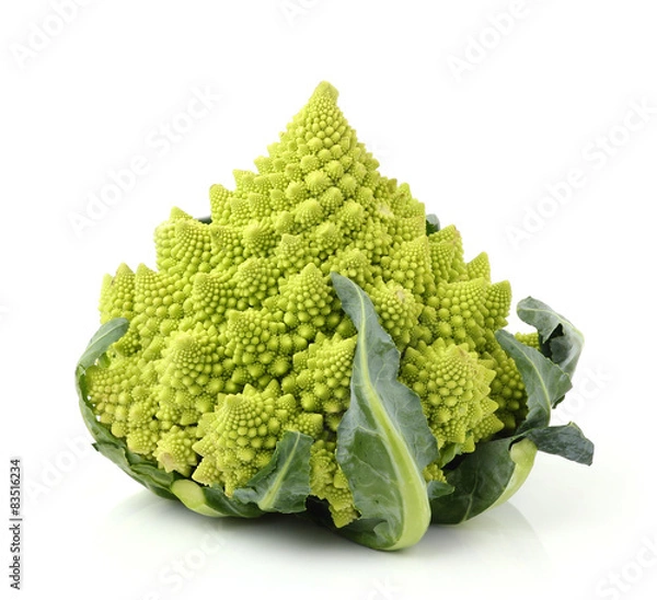 Obraz Romesco Broccoli na białym tle