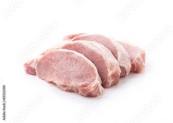 Obraz raw meat pork steak